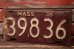 画像1: dp-211110-43 License Plate 1936 Massachusetts (1)