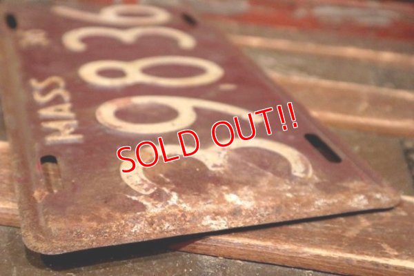 画像5: dp-211110-43 License Plate 1936 Massachusetts