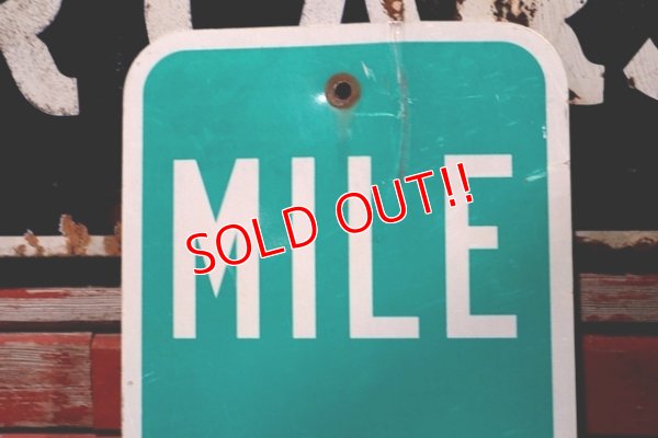 画像2: dp-211110-59 Road Sign "MILE 18"