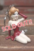 ct-211101-30 Red Hot Riding Hood / D&M 2000's Pin-Up Girl PVC Keychain