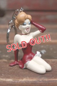ct-211101-30 Red Hot Riding Hood / D&M 2000's Pin-Up Girl PVC Keychain
