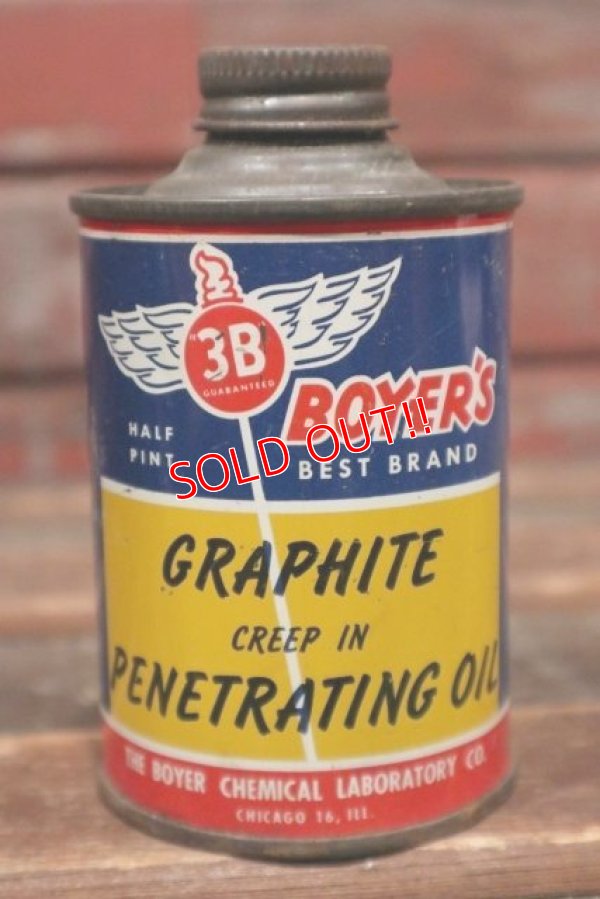 画像1: dp-211110-31 BOYER'S / GRAPHITE CREEP IN PENETRATING OIL Can