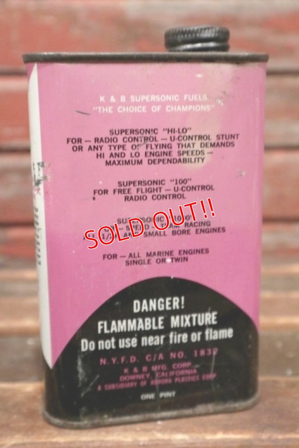 画像5: dp-211110-30 SUPERSONIC 1000 / Vintage Engine Oil Can