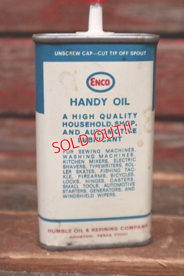 画像5: dp-211110-62 ENCO / 1960's HANDY OIL Can