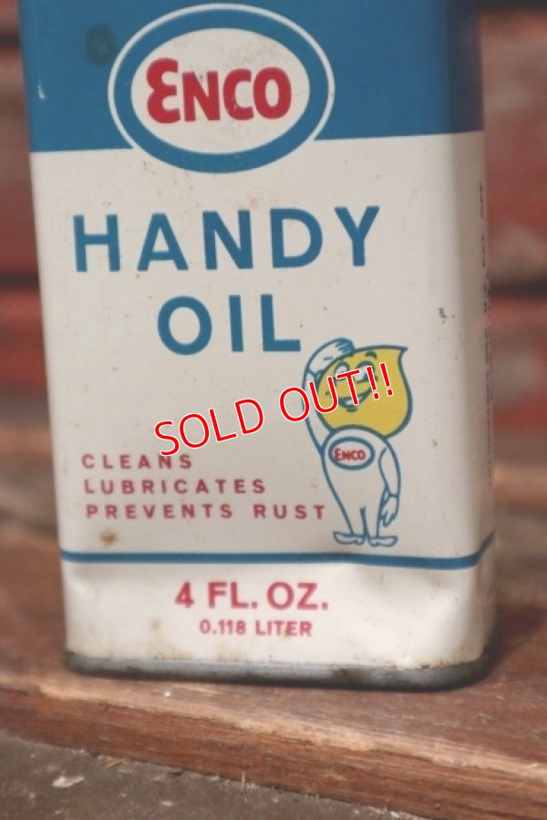 画像2: dp-211110-62 ENCO / 1960's HANDY OIL Can