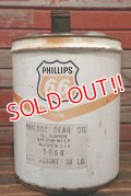 dp-211101-12 PHILLIPS 66 / 1970's 5 U.S.GALLONS Oil Can