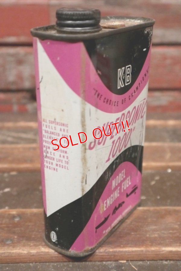 画像3: dp-211110-30 SUPERSONIC 1000 / Vintage Engine Oil Can