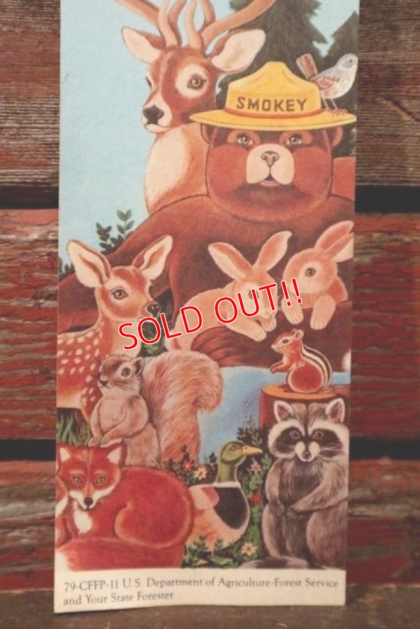 画像3: ct-150217-08 Smokey Bear / 1970's Bookmark