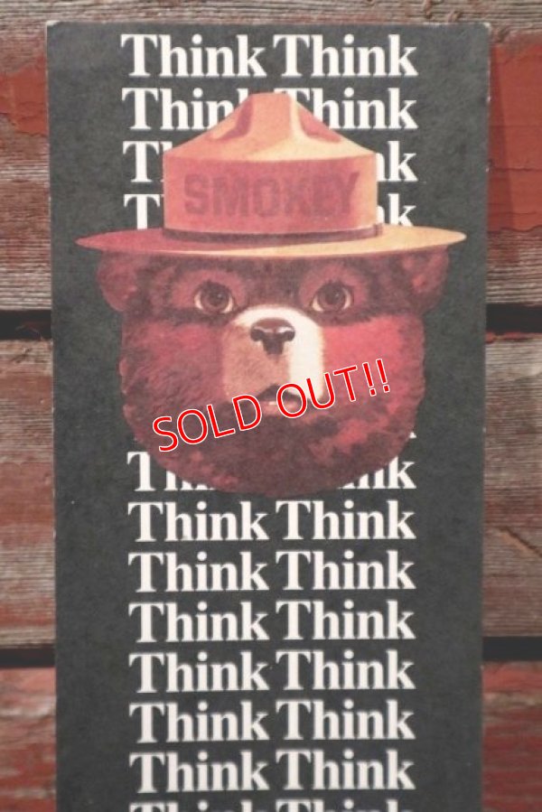 画像2: ct-150217-08 Smokey Bear / 1980's Bookmark