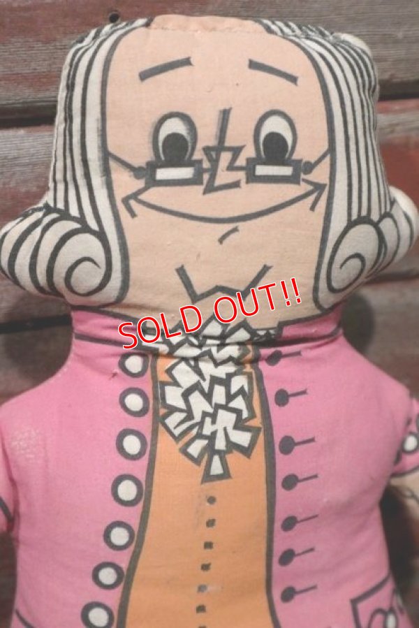 画像2: ct-211201-105 FEDERAL SAVINGS / Benj. Franklin 1970's Pillow Doll