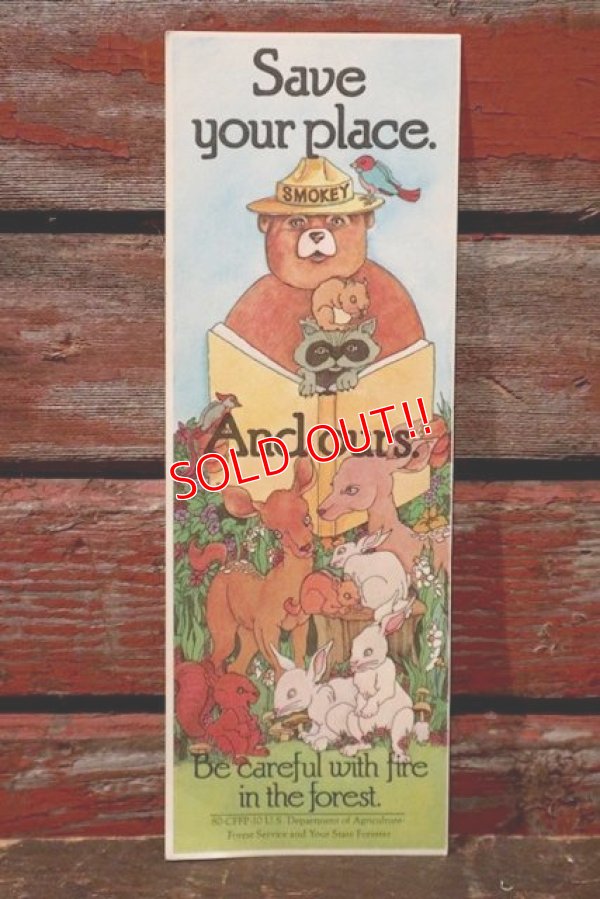 画像1: ct-150217-08 Smokey Bear / 1980's Bookmark