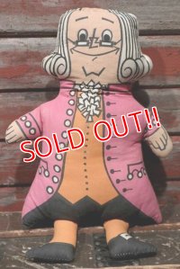 ct-211201-105 FEDERAL SAVINGS / Benj. Franklin 1970's Pillow Doll