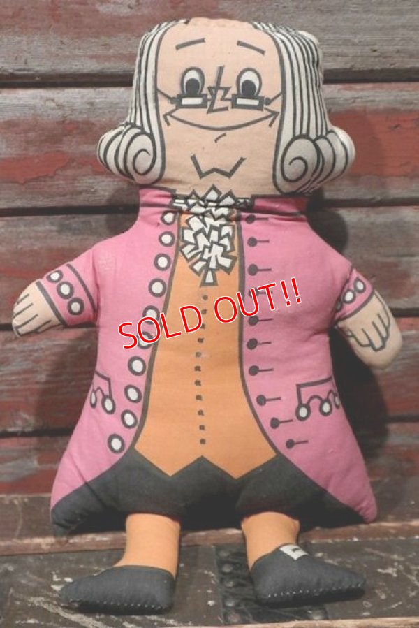 画像1: ct-211201-105 FEDERAL SAVINGS / Benj. Franklin 1970's Pillow Doll