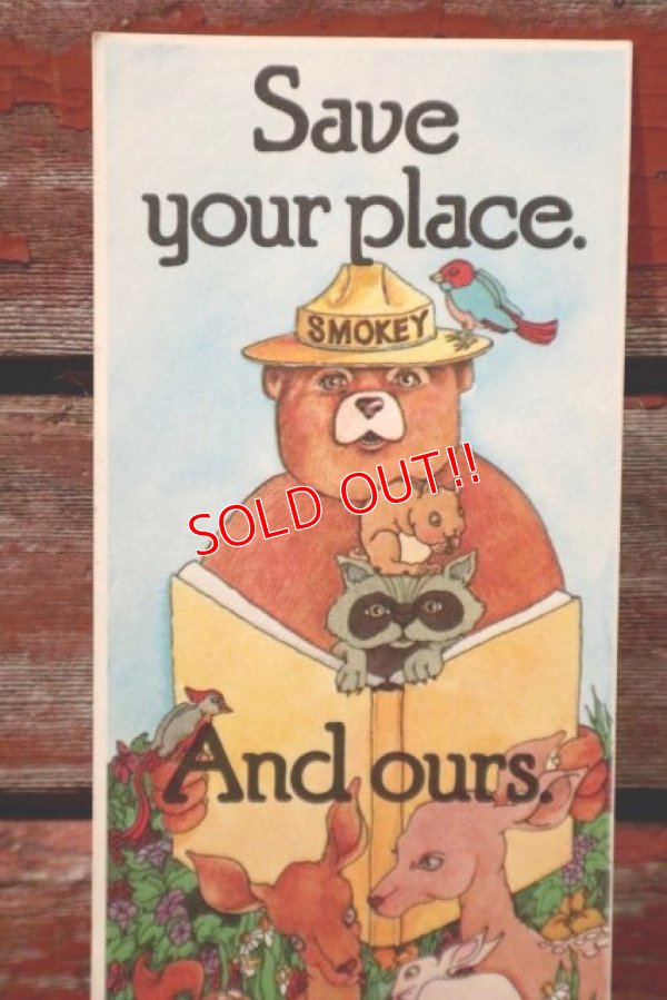 画像2: ct-150217-08 Smokey Bear / 1980's Bookmark