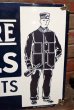 画像5: dp-211201-31 DUBBLE WARE OVERALLS / 1930's-1940's Enamel Sign