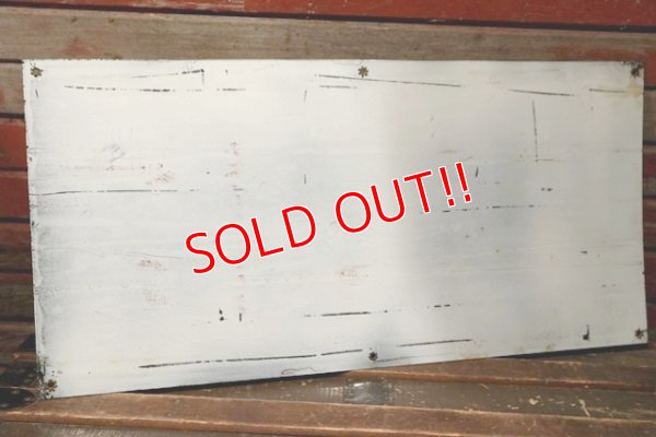 画像11: dp-211201-31 DUBBLE WARE OVERALLS / 1930's-1940's Enamel Sign