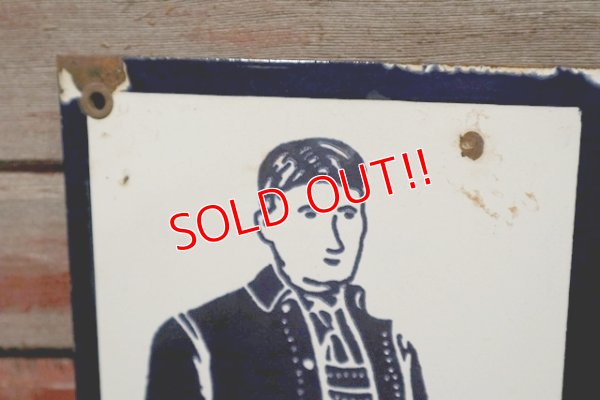 画像6: dp-211201-31 DUBBLE WARE OVERALLS / 1930's-1940's Enamel Sign