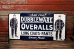 画像2: dp-211201-31 DUBBLE WARE OVERALLS / 1930's-1940's Enamel Sign (2)