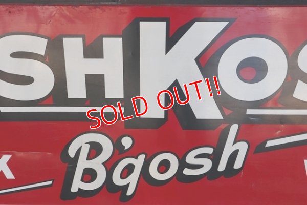 画像3: dp-211201-03 OSHKOSH / 1940's Huge Advertising Sign