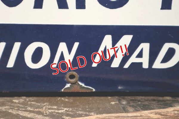 画像9: dp-211201-31 DUBBLE WARE OVERALLS / 1930's-1940's Enamel Sign