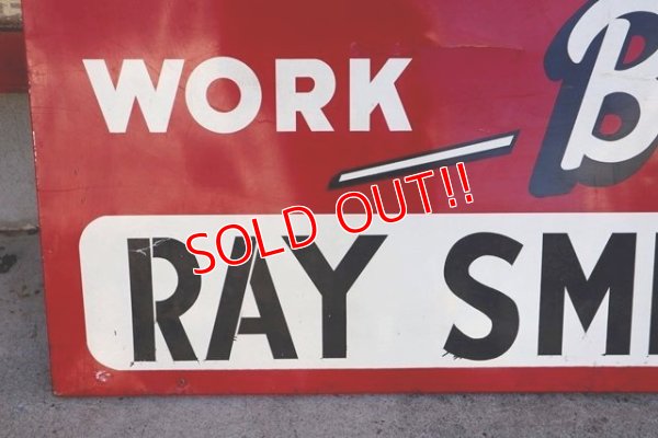 画像5: dp-211201-03 OSHKOSH / 1940's Huge Advertising Sign