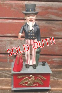 ct-211201-87 THE FARMERS CITIZENS BANK / Uncle Sam 1973 Coin Bank