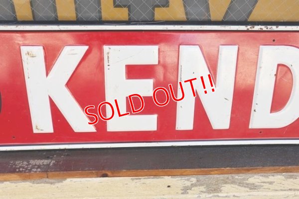 画像3: dp-211201-05 KENDALL / 1940's Metal Sign