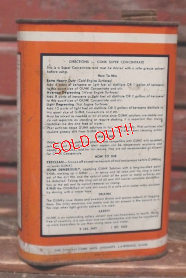 画像5: dp-211201-32 GUNK / DEGREASE Vintage Can