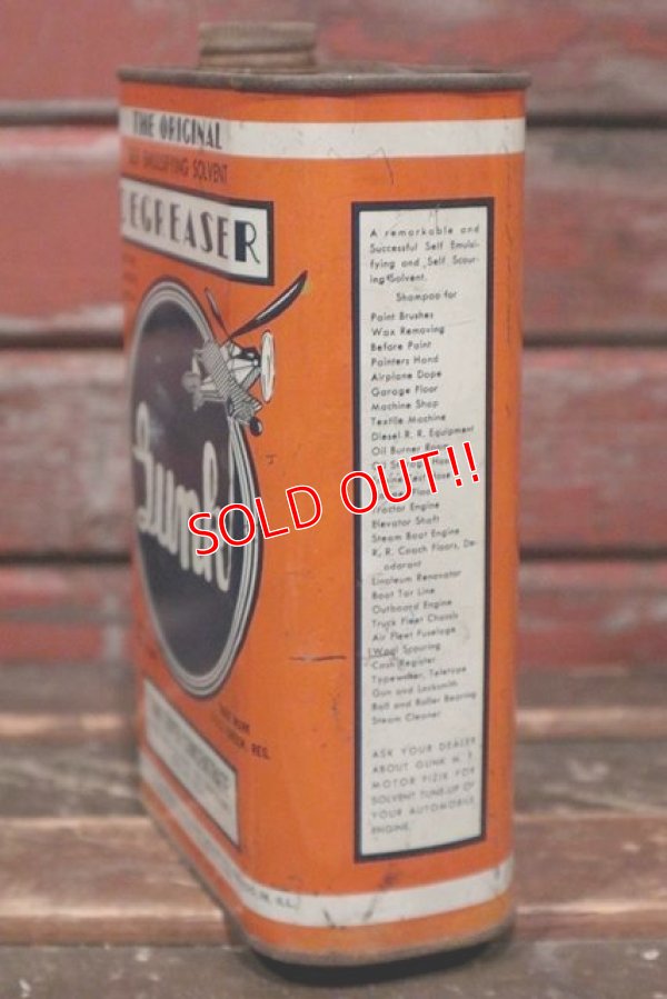 画像4: dp-211201-32 GUNK / DEGREASE Vintage Can