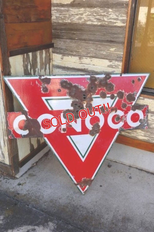 画像1: dp-211201-04 CONOCO / 1940's Gas Station Sign