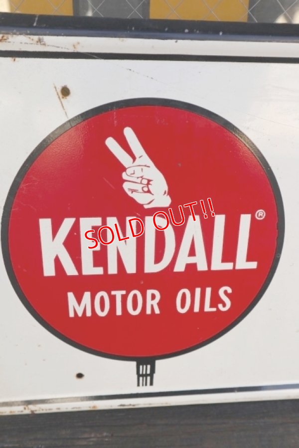 画像6: dp-211201-05 KENDALL / 1940's Metal Sign