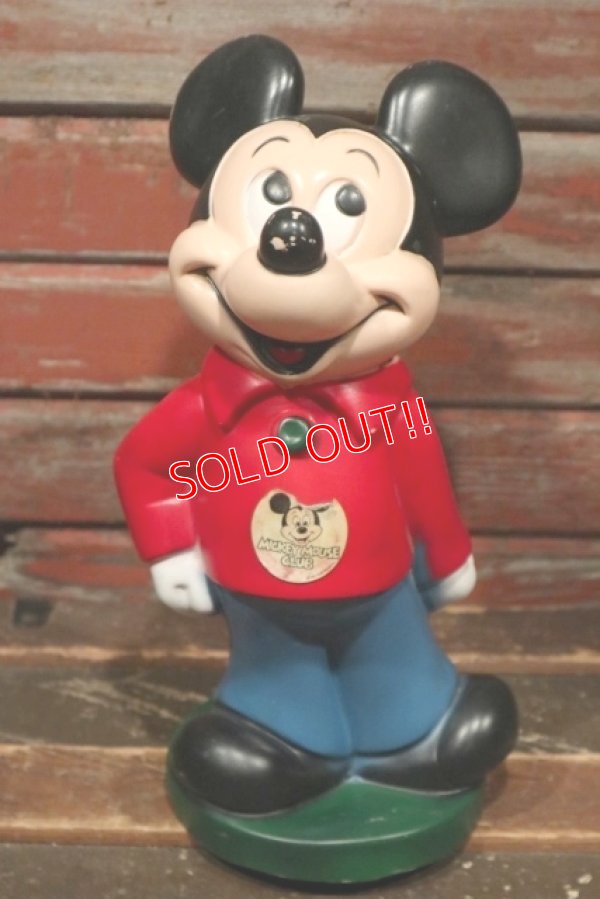 画像1: ct-211101-57 Mickey Mouse / Play Pal Plastic 1970's Coin Bank