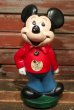 画像1: ct-211101-57 Mickey Mouse / Play Pal Plastic 1970's Coin Bank (1)