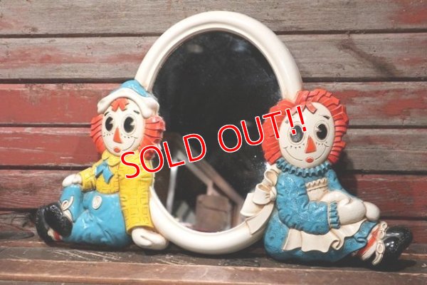 画像1: ct-211101-45 Raggedy Ann & Andy / SYROCO 1977 Mirror