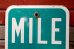 画像2: dp-211201-22 Road Sign "MILE 1" (2)