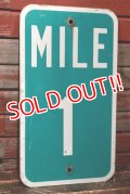 dp-211201-22 Road Sign "MILE 1"