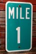 画像1: dp-211201-22 Road Sign "MILE 1" (1)