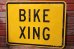 画像1: dp-211110-59 Road Sign "BIKE XING" (1)