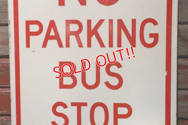 画像3: dp-211201-21 Road Sign "NO PARKING BUS STOP←"