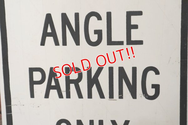 画像3: dp-211110-59 Road Sign "HEAD-IN ANGLE PARKING ONLY"