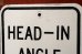 画像2: dp-211110-59 Road Sign "HEAD-IN ANGLE PARKING ONLY" (2)