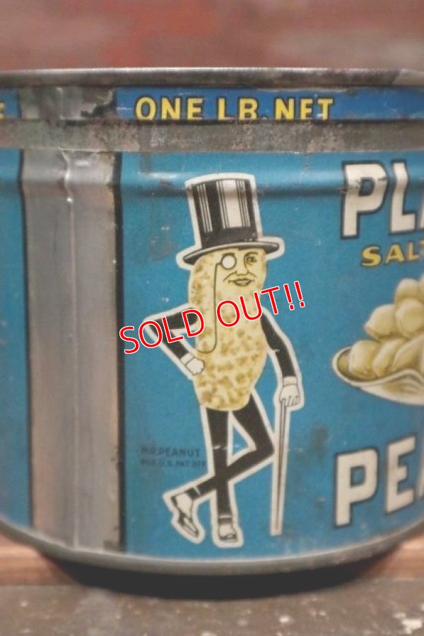 画像4: ct-211210-13 PLANTERS / MR.PEANUT 1930's-1940's Salted Peanuts Can
