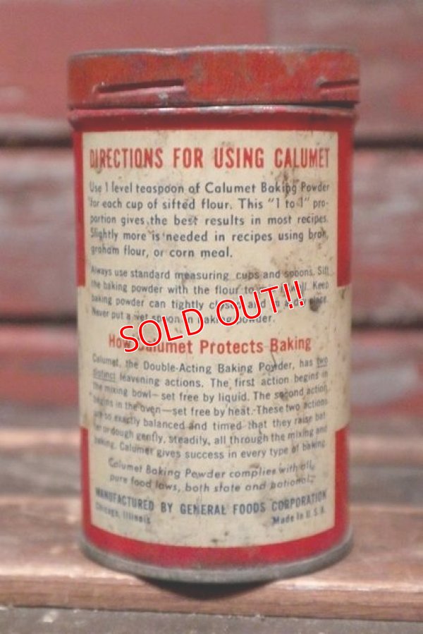 画像5: dp-211210-19 CALUMET / Vintage Baking Powder Can