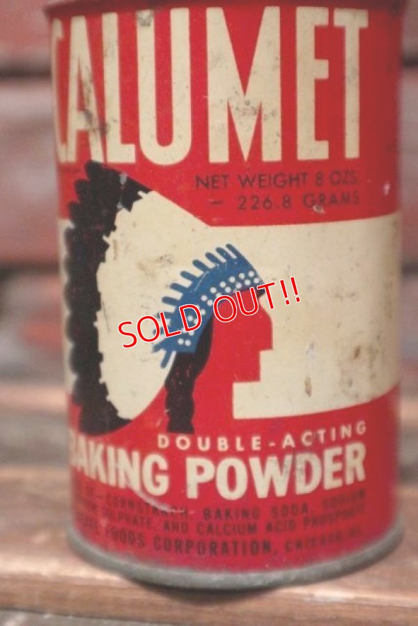 画像2: dp-211210-19 CALUMET / Vintage Baking Powder Can