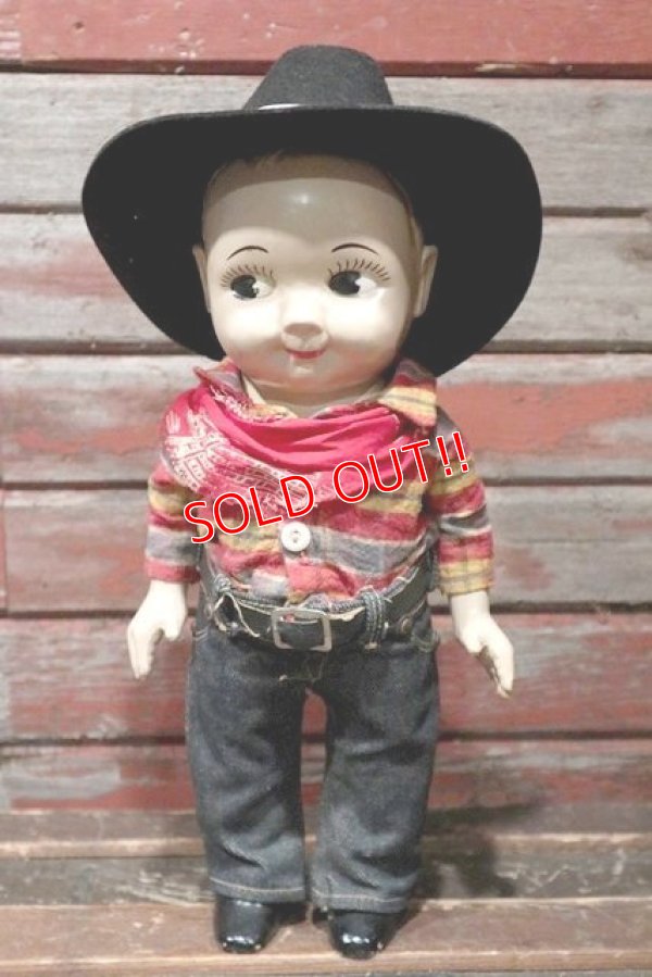 画像1: ct-211210-42 Lee / Buddy Lee 1950's Hard Plastic Doll "Cowboy"