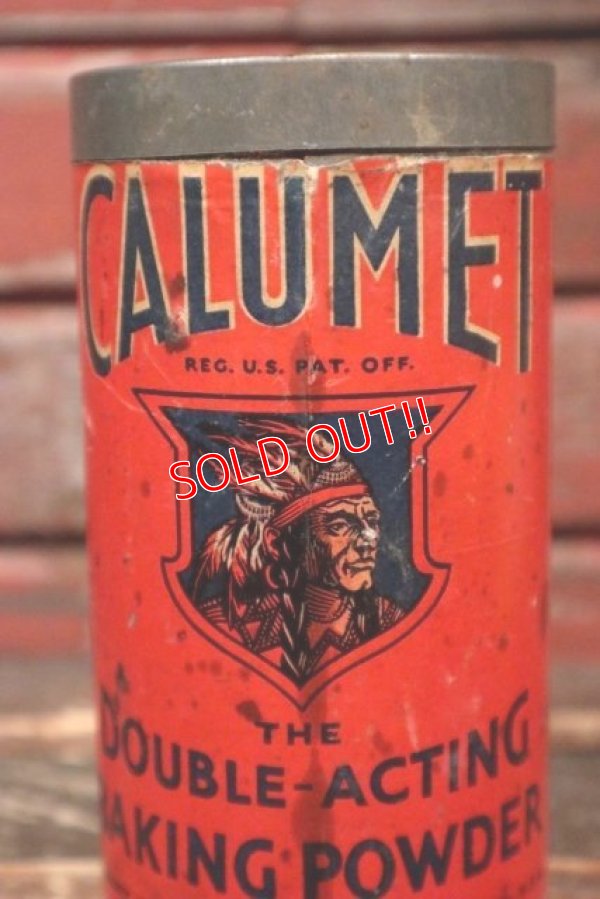 画像2: dp-211210-20 CALUMET / Vintage Baking Powder Can