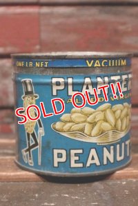 ct-211210-13 PLANTERS / MR.PEANUT 1930's-1940's Salted Peanuts Can