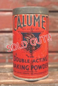 dp-211210-20 CALUMET / Vintage Baking Powder Can