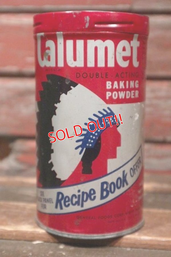 画像1: dp-211210-51 Calumet / Vintage Baking Powder Can