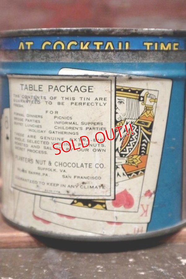 画像5: ct-211210-13 PLANTERS / MR.PEANUT 1930's-1940's Salted Peanuts Can